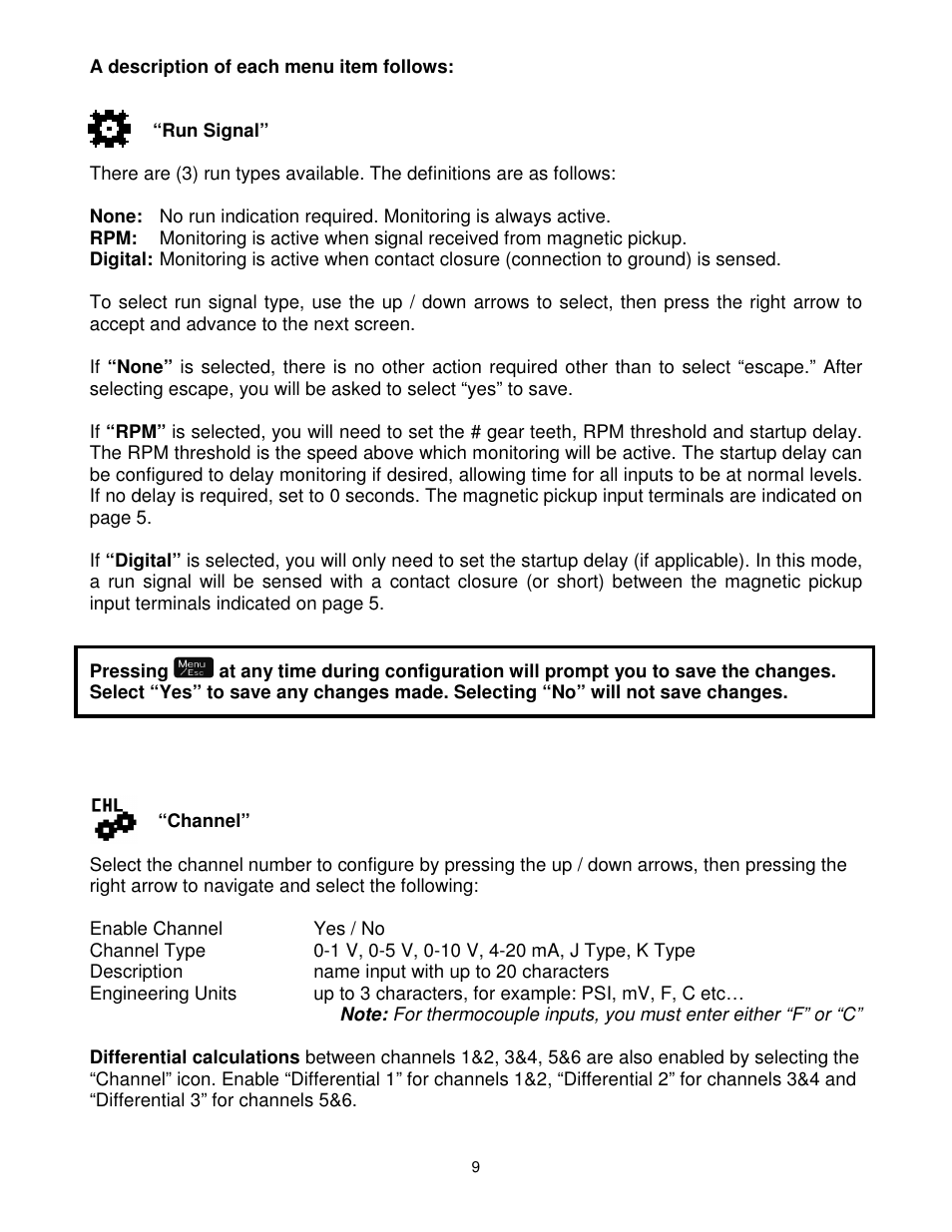 Dynalco UM-600 Universal Monitor User Manual | Page 10 / 23