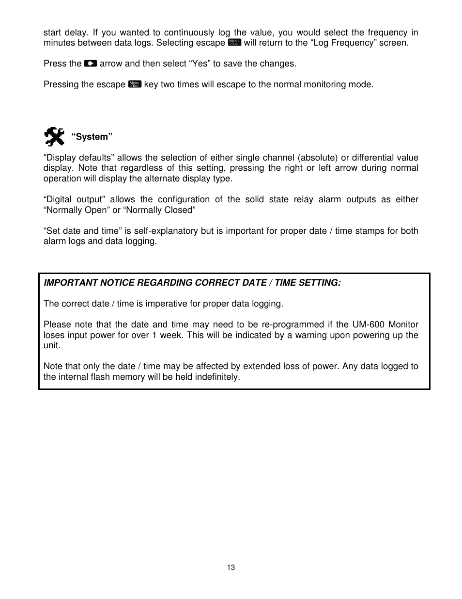 Dynalco UM-600 Universal Monitor User Manual | Page 14 / 23