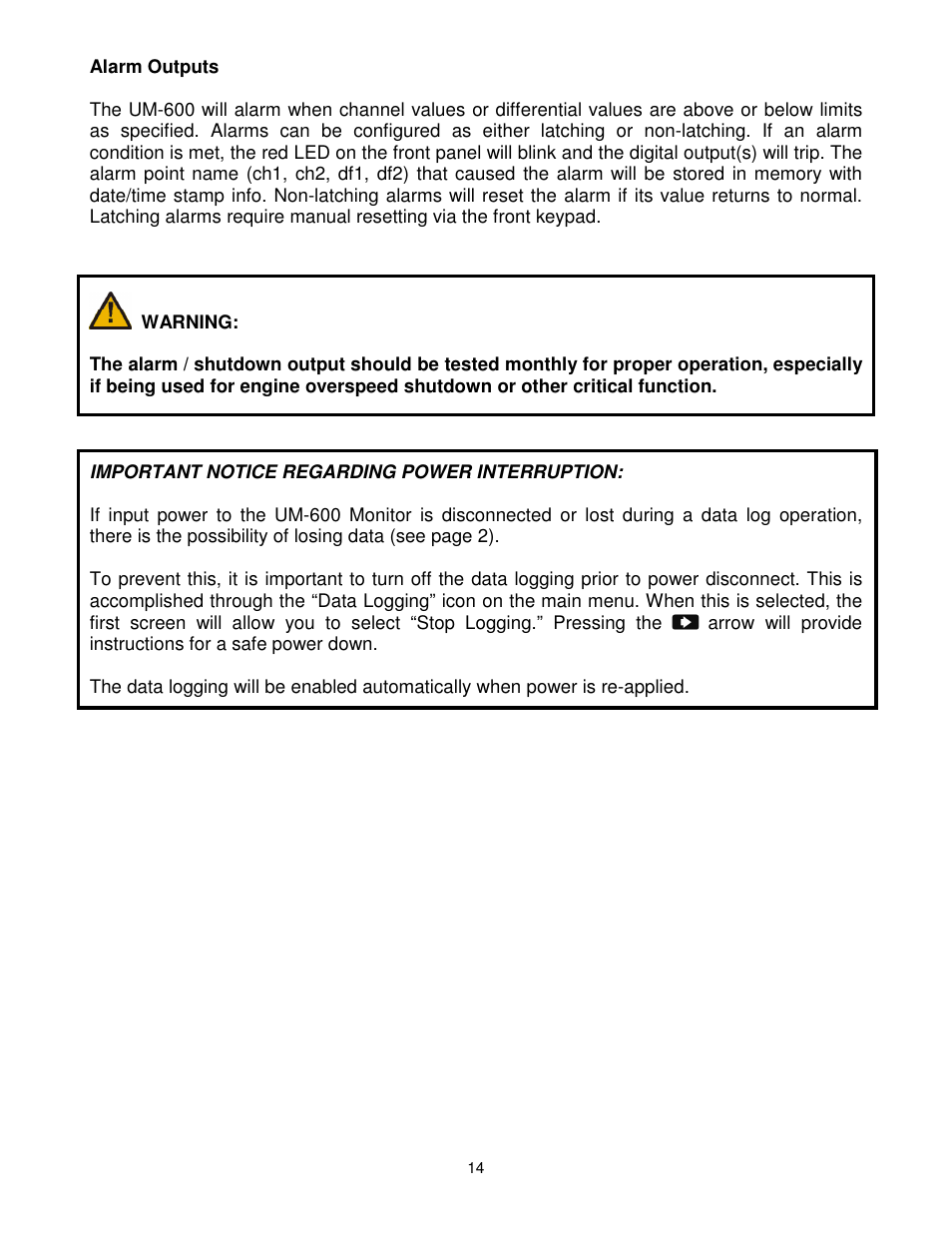 Dynalco UM-600 Universal Monitor User Manual | Page 15 / 23