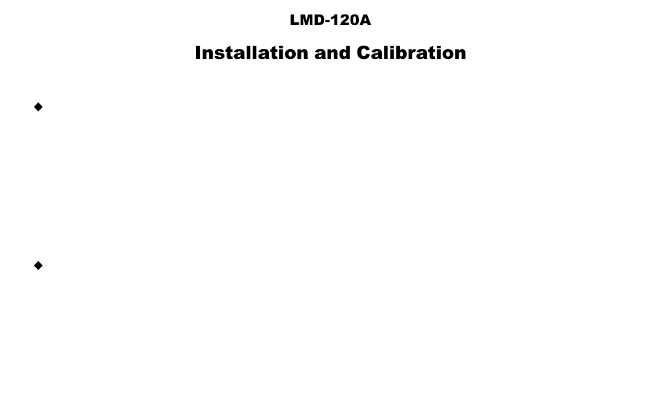 Dynalco LMD-120A Panel Meter User Manual | 2 pages