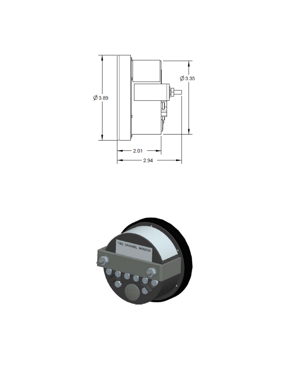 Dynalco UM-200 Tachometer / Hourmeter / Monitor User Manual | Page 4 / 11