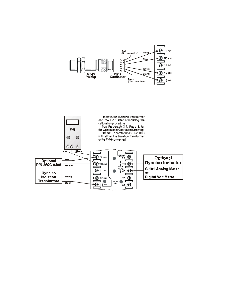 4 calibration procedure, 1 required equipment, 2 connections | 1 required, Equipment | Dynalco DST-2000C Direction Sensing Tachometer User Manual | Page 9 / 12