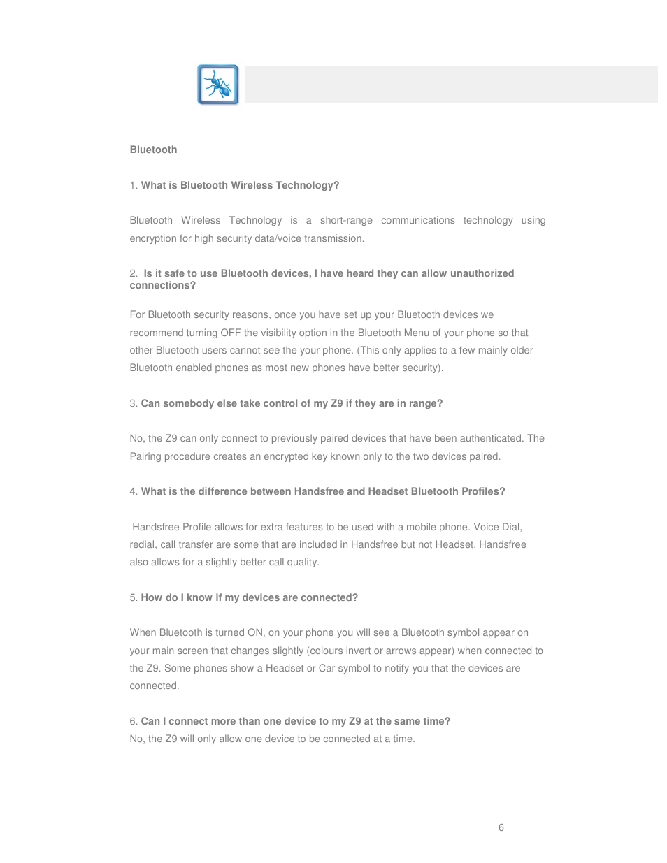 BlueAnt BLUEANT Z9 User Manual | Page 7 / 14