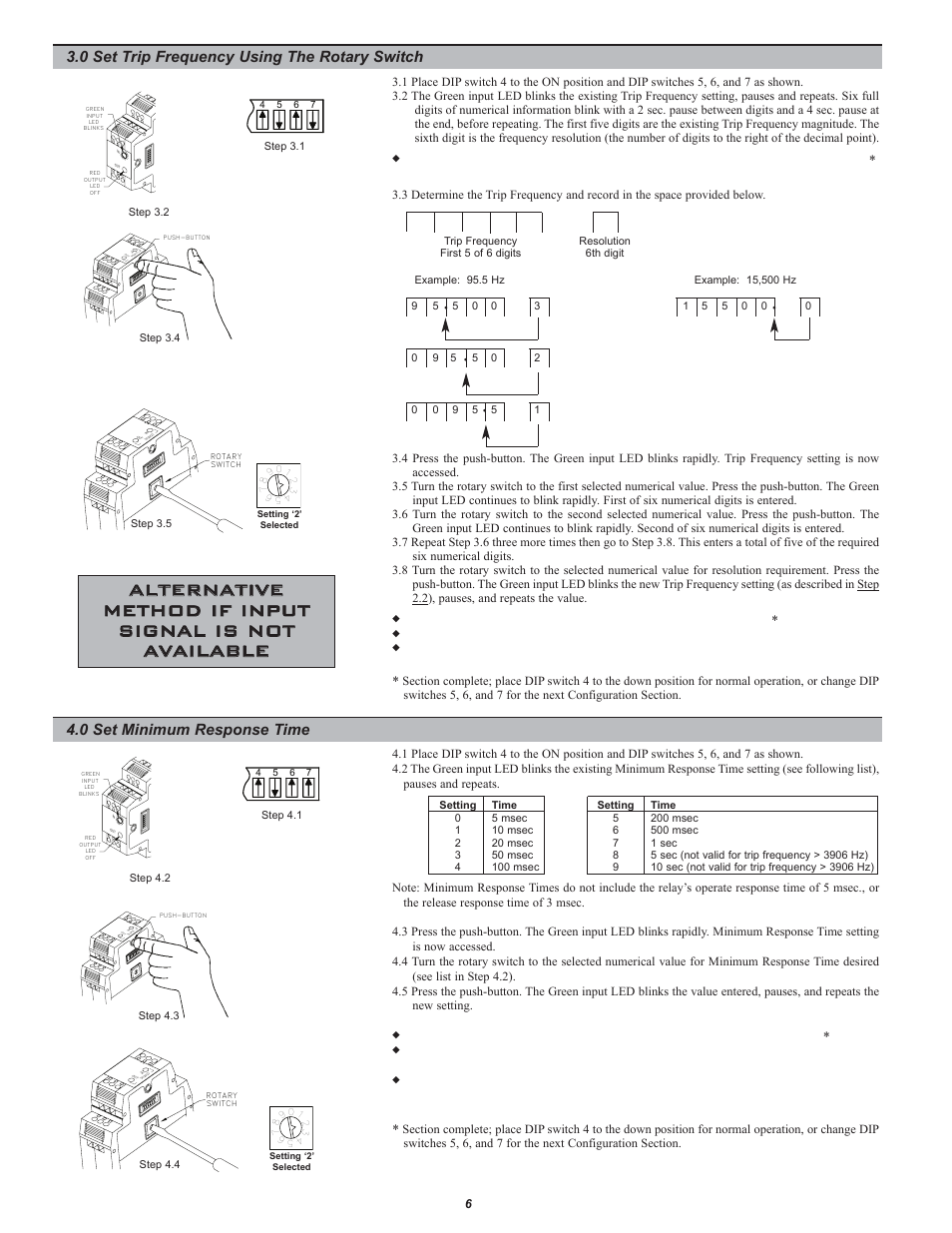 Dynalco SW-100 Speed Switch User Manual | Page 7 / 9