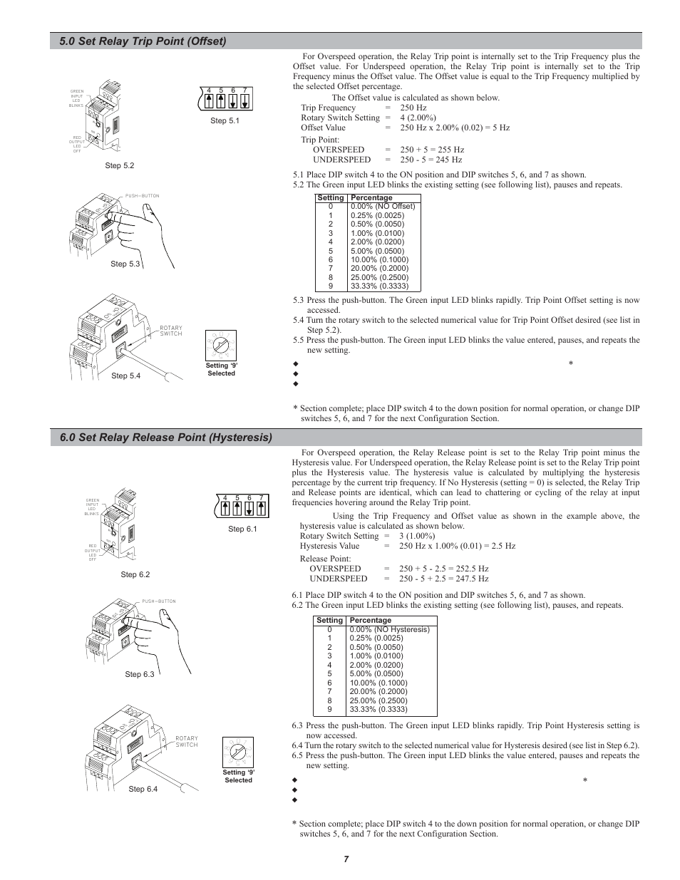 Dynalco SW-100 Speed Switch User Manual | Page 8 / 9