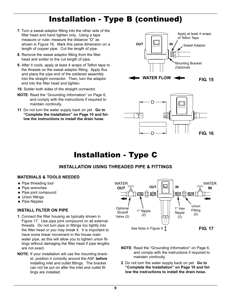 EcoPure EPASF1 User Manual | Page 9 / 16