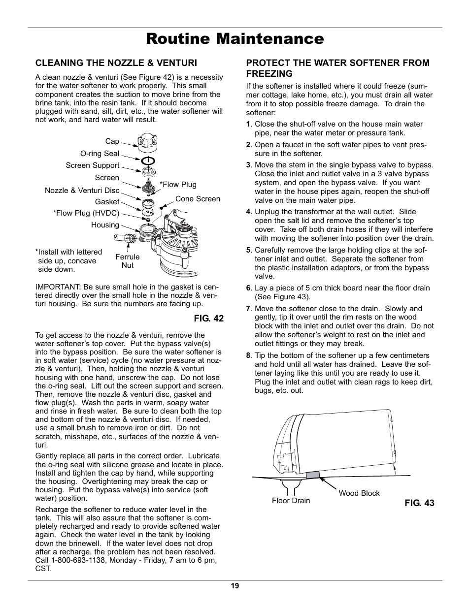 Routine maintenance | EcoPure EP40 User Manual | Page 19 / 27