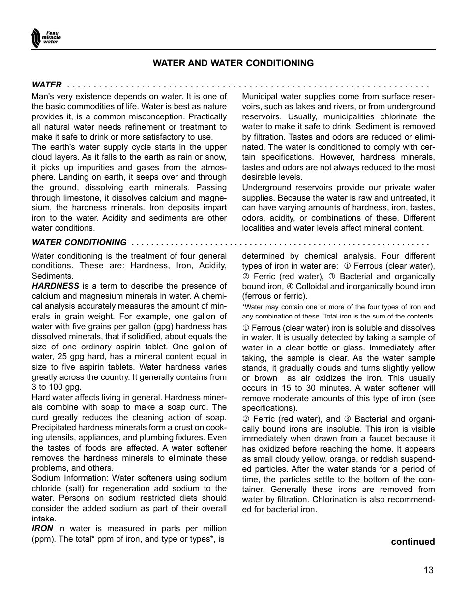 EcoPure MW_MW15_450217 User Manual | Page 13 / 28