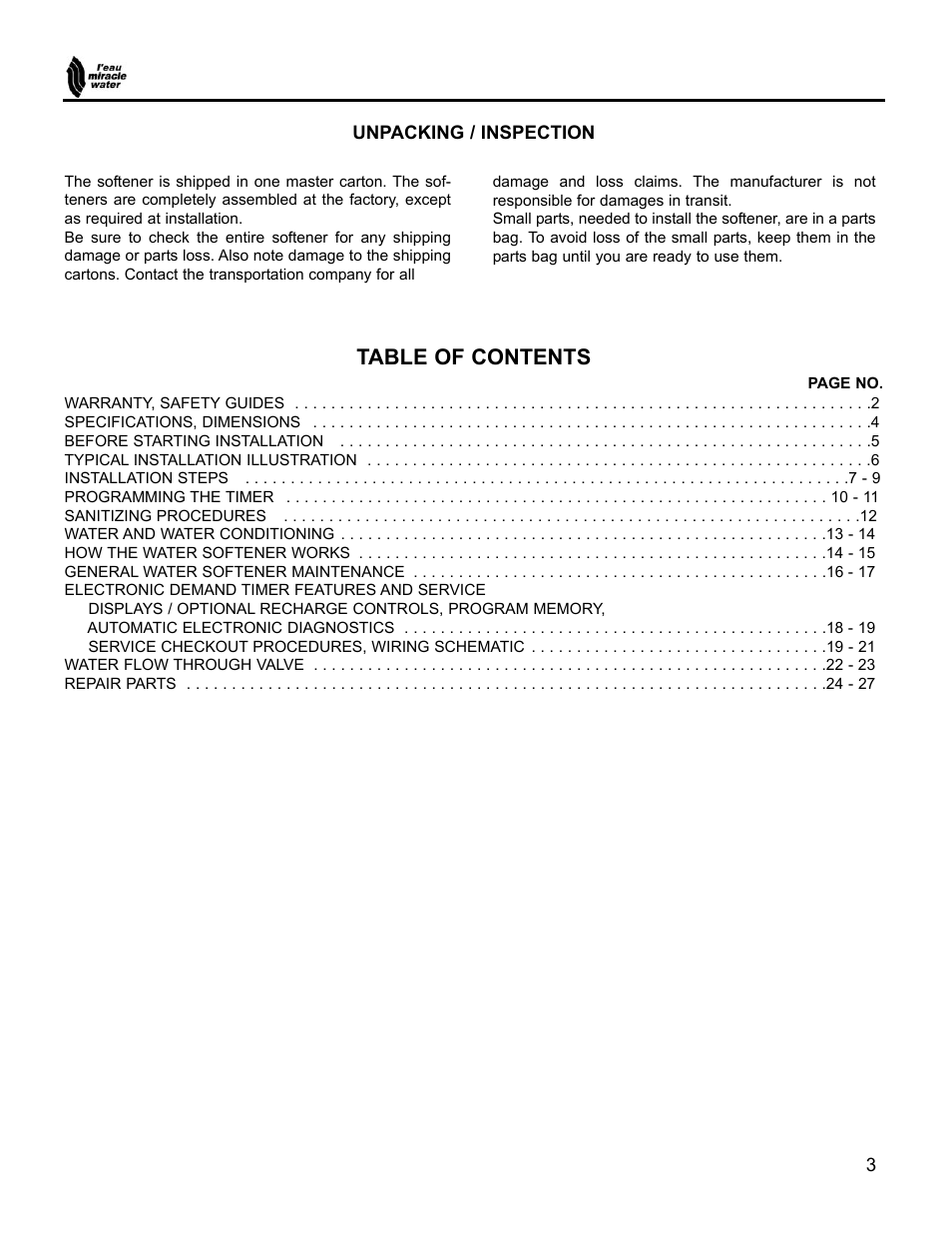 EcoPure MW_MW15_450217 User Manual | Page 3 / 28