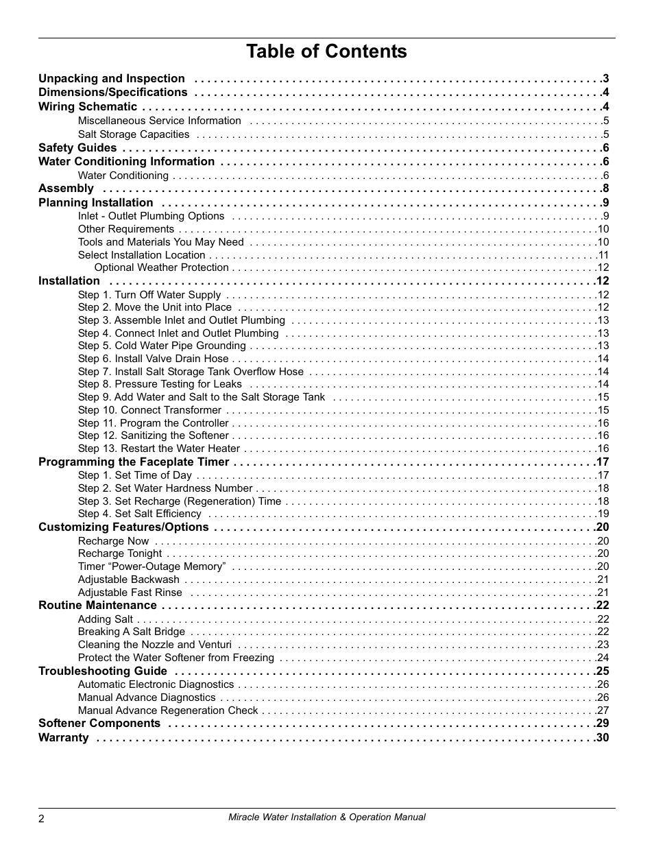 EcoPure MW_MW40_7316711G User Manual | Page 2 / 30