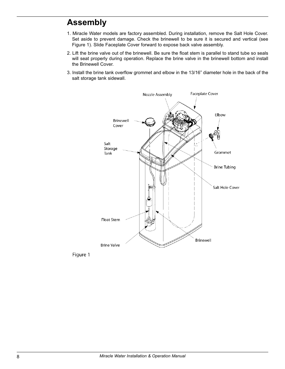 Assembly | EcoPure MW_MW40_7316711G User Manual | Page 8 / 30
