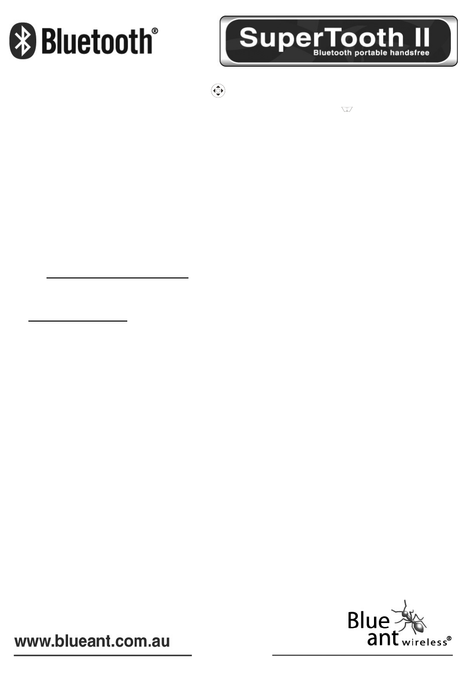BlueAnt Supertooth 2 Bluetooth portable handsfree User Manual | Page 32 / 73