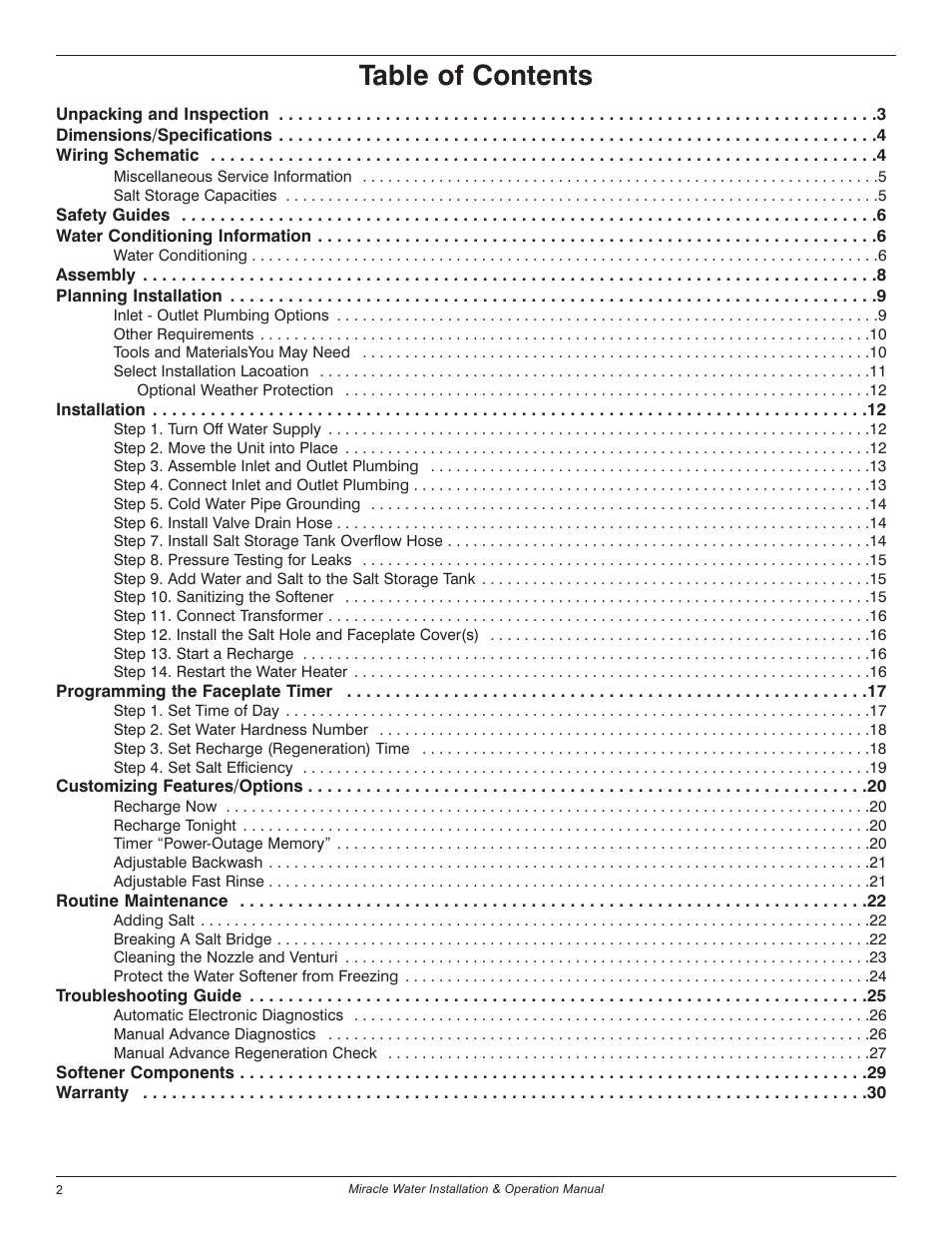 EcoPure MW_MW30_450224 User Manual | Page 2 / 30