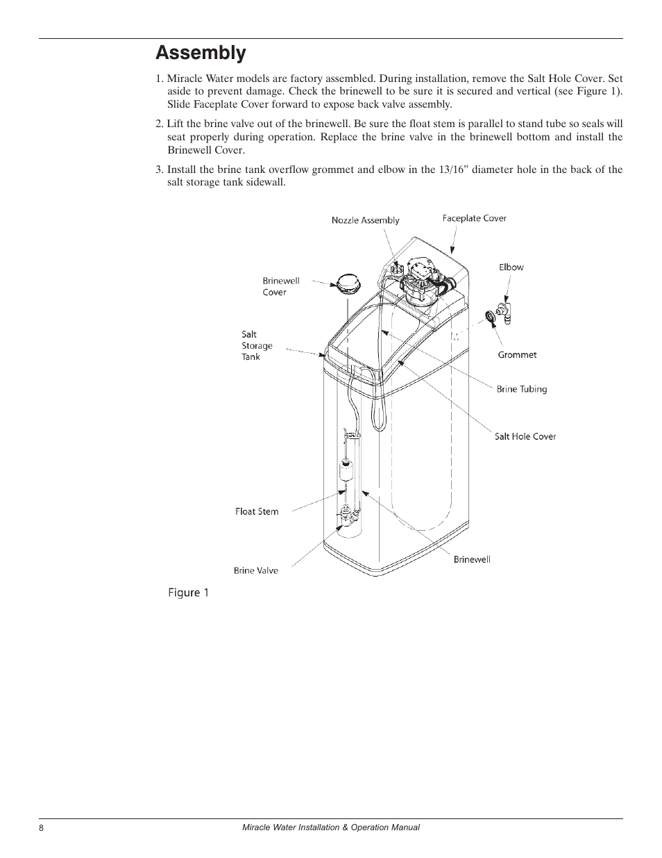 Assembly | EcoPure MW_MW30_450224 User Manual | Page 8 / 30