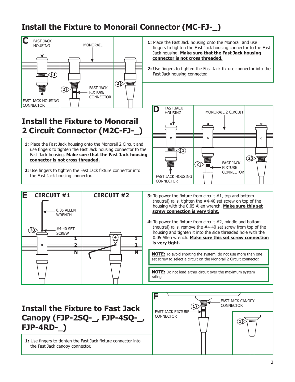 Edge Lighting Chopper User Manual | Page 2 / 2