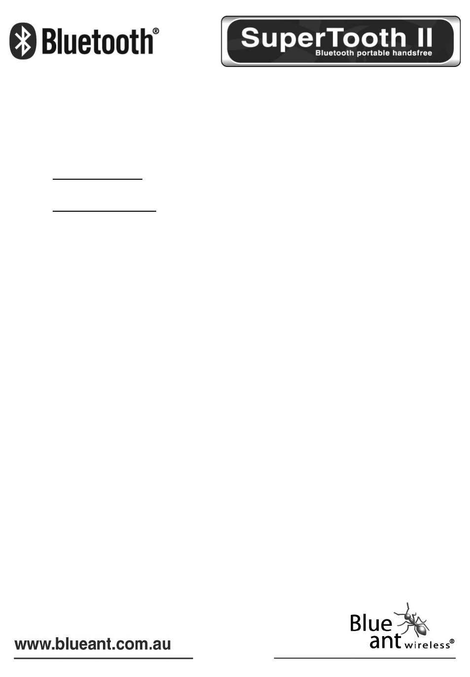 BlueAnt Bluetooth SUPERTOOTH II User Manual | Page 29 / 70
