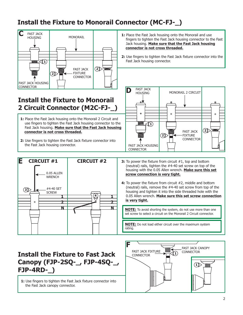 Edge Lighting Low Rider Spinner User Manual | Page 2 / 2