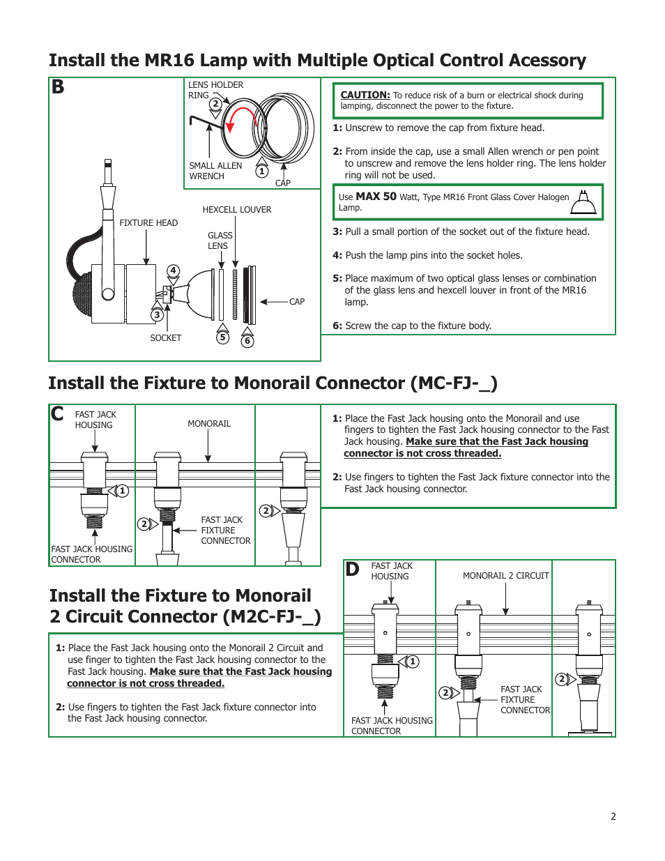 Edge Lighting Triumph User Manual | Page 2 / 3