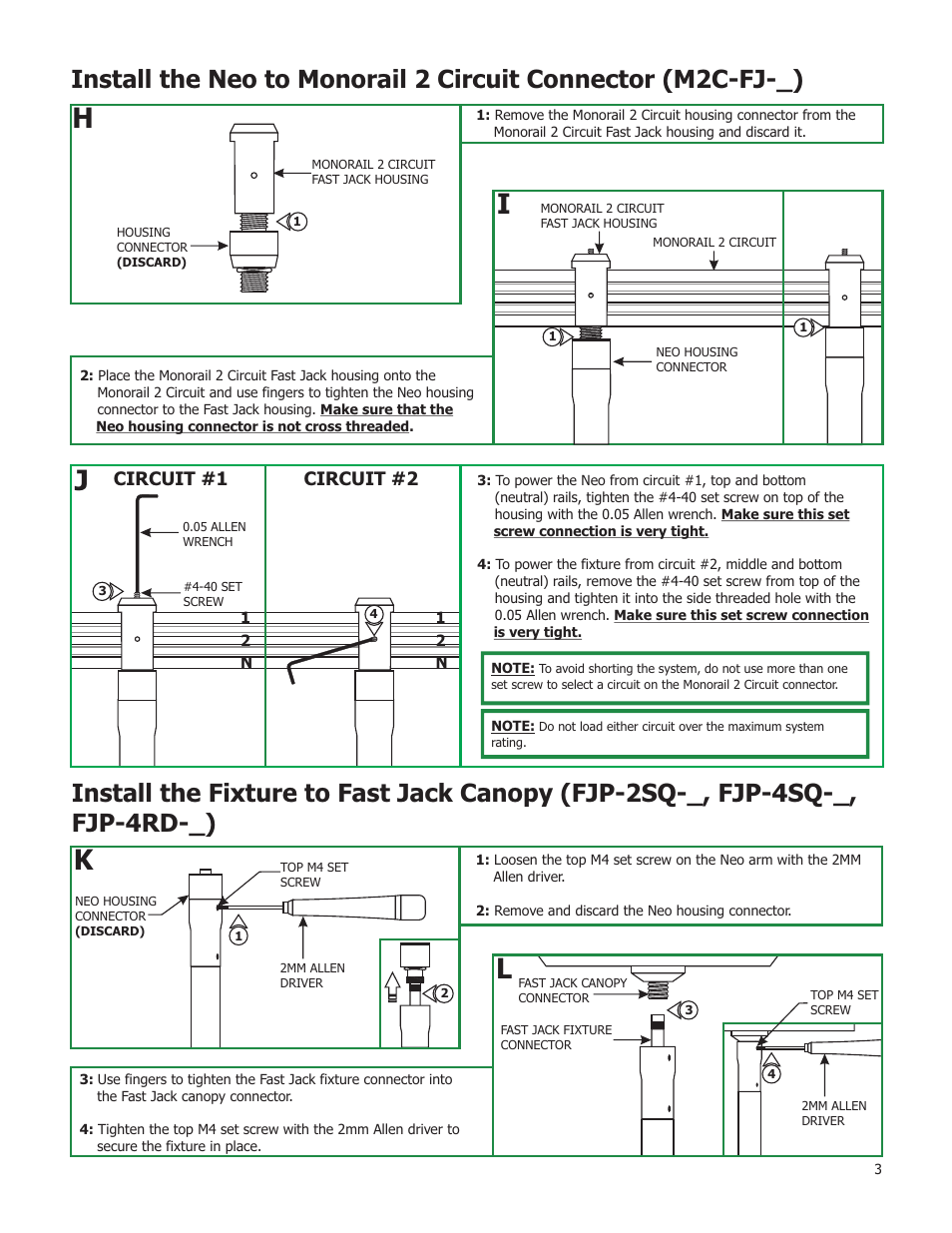 Edge Lighting Neo Pro Aim MR16 User Manual | Page 3 / 4