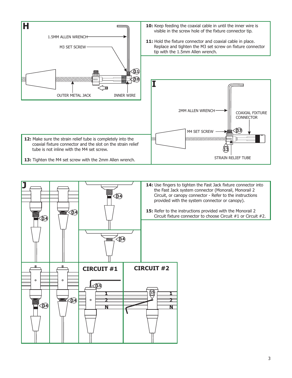 Circuit #1 circuit #2 | Edge Lighting Bloom User Manual | Page 3 / 3