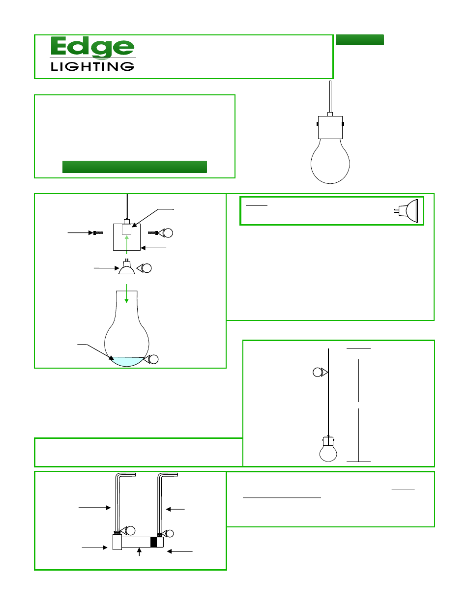 Edge Lighting Drop 2 Pendant User Manual | 2 pages