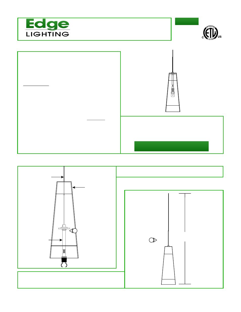 Edge Lighting Tower of Crystal Love User Manual | 4 pages