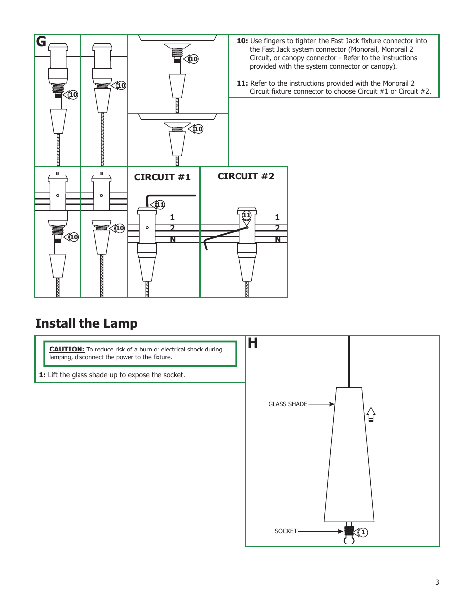 Install the lamp | Edge Lighting Tower of Love Shattered User Manual | Page 3 / 4