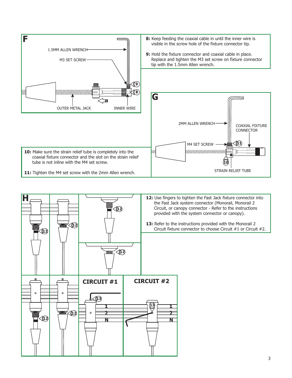 Circuit #1 circuit #2 | Edge Lighting Zzz Lamp User Manual | Page 3 / 4