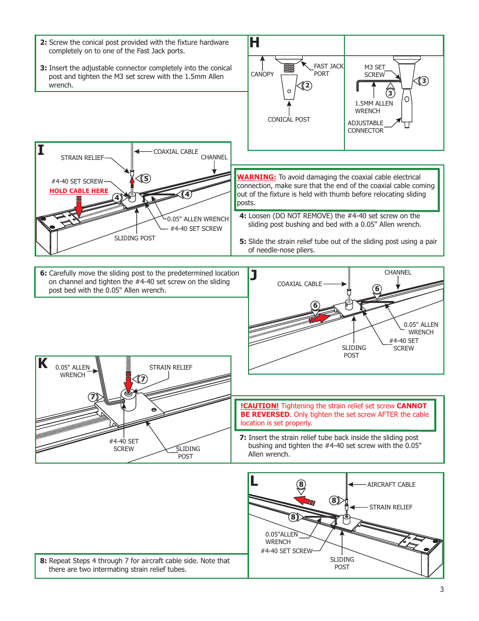 Edge Lighting Cirrus Float for Monorail User Manual | Page 3 / 6