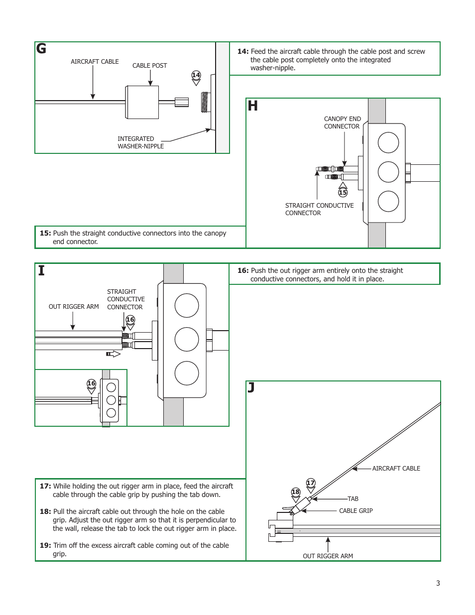 Edge Lighting Out-Riggers User Manual | Page 3 / 4
