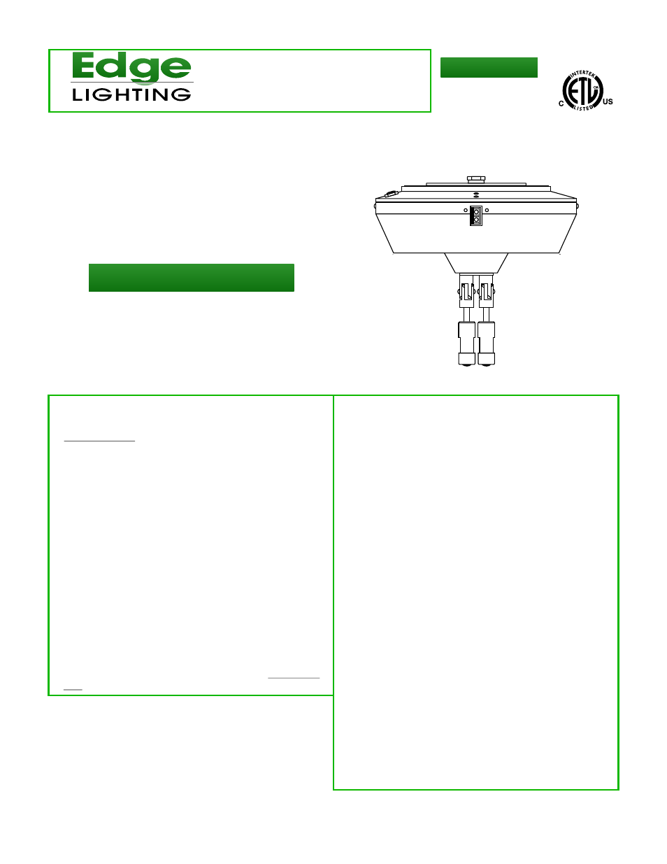 Edge Lighting Sloped Ceiling Surface Mount Magnetic Transformers User Manual | 5 pages