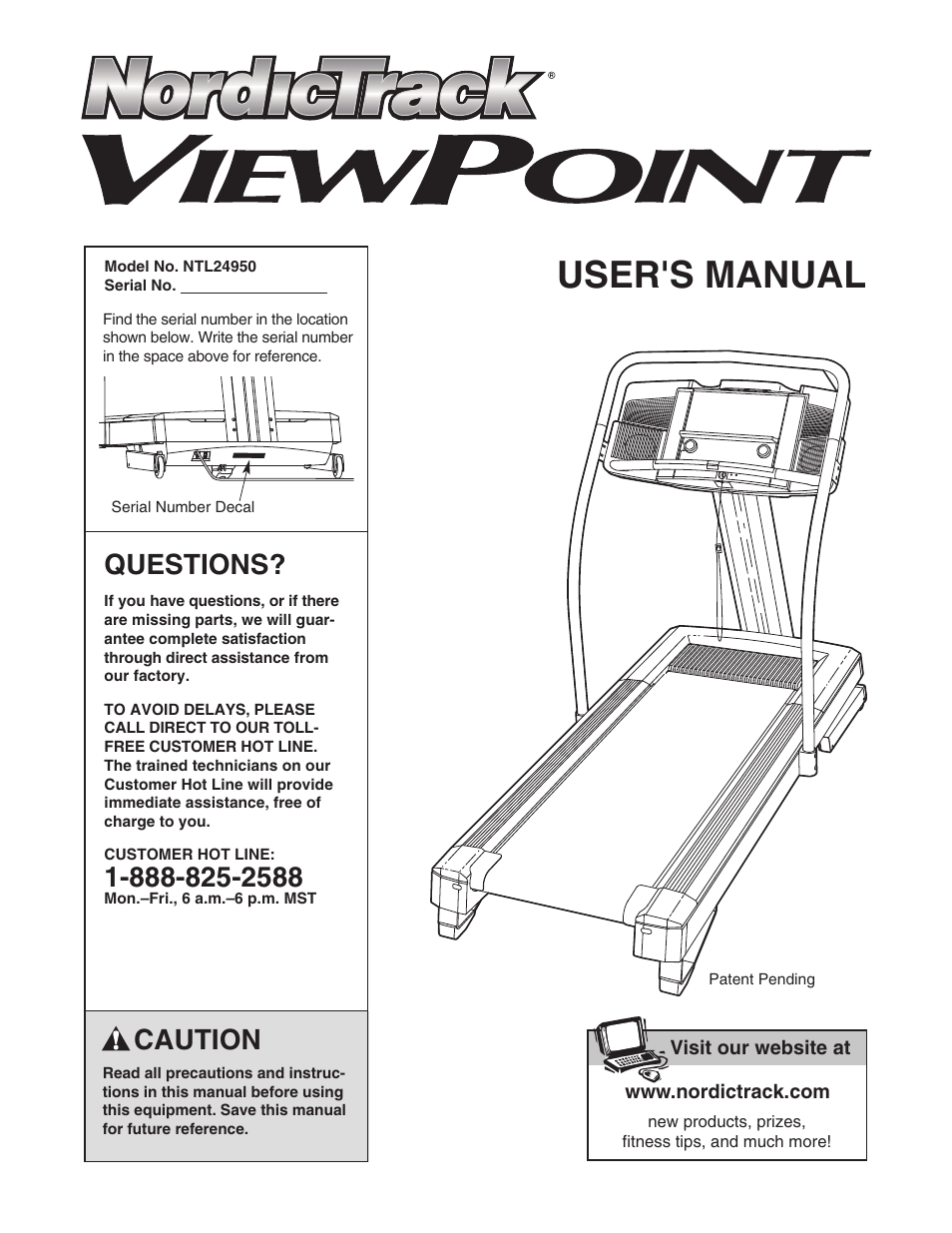 NordicTrack NTL24950 User Manual | 38 pages