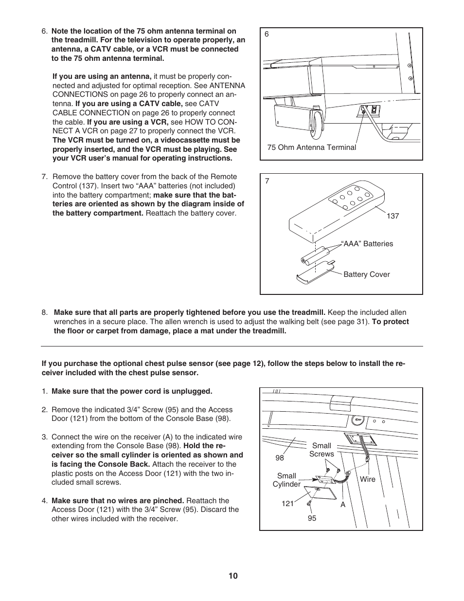 NordicTrack NTL24950 User Manual | Page 10 / 38