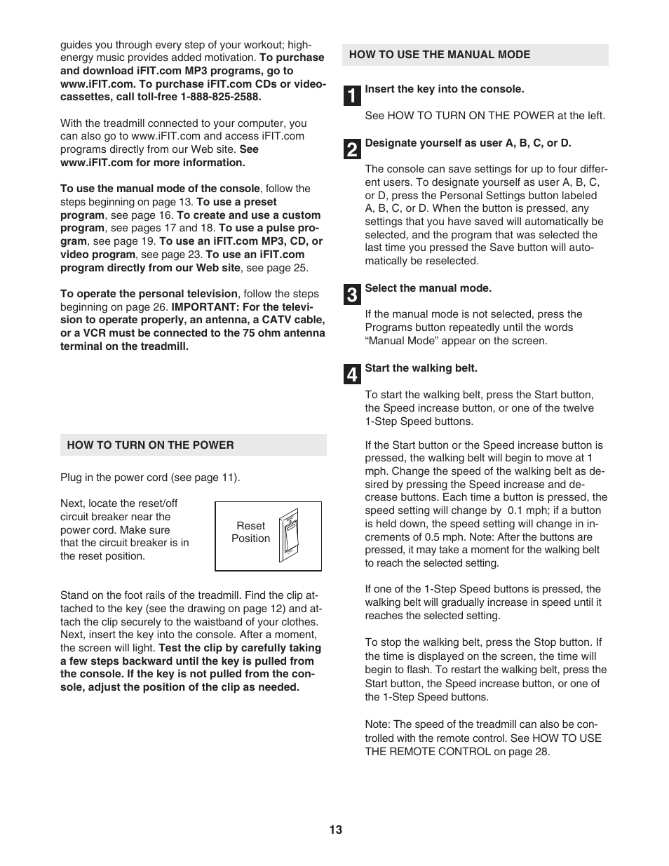 NordicTrack NTL24950 User Manual | Page 13 / 38