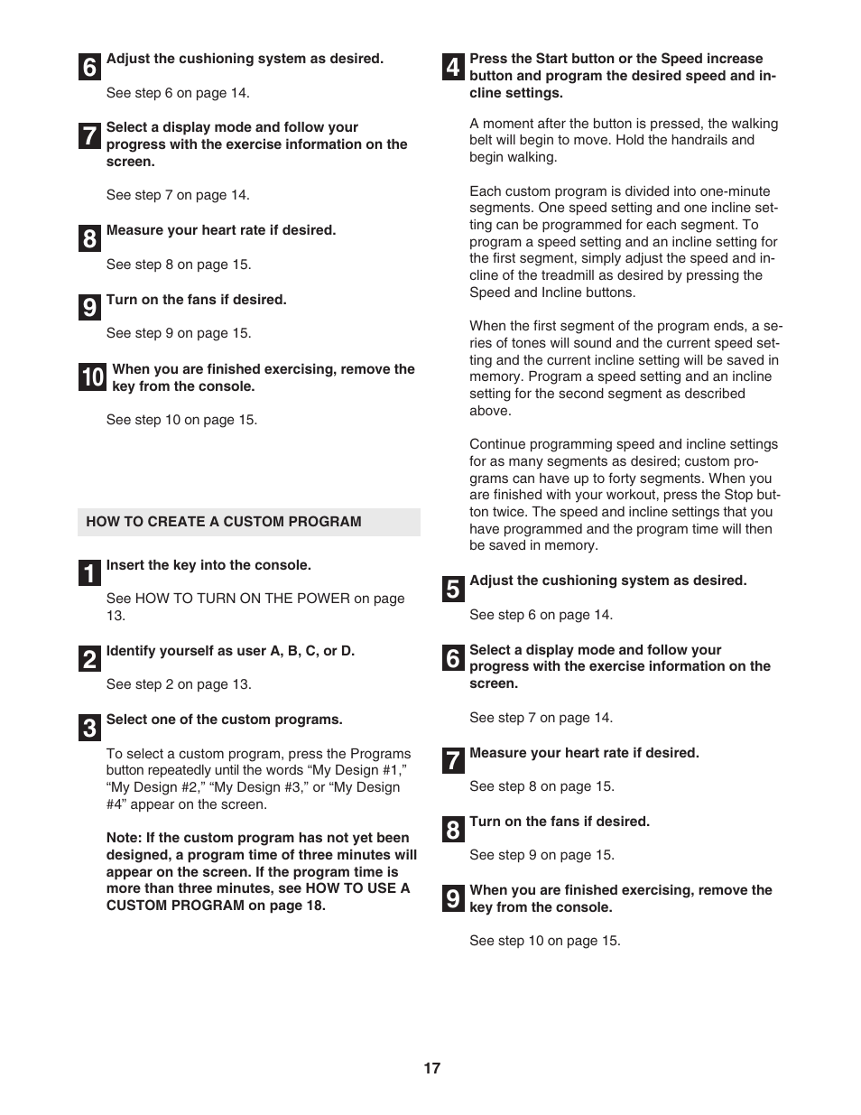 NordicTrack NTL24950 User Manual | Page 17 / 38