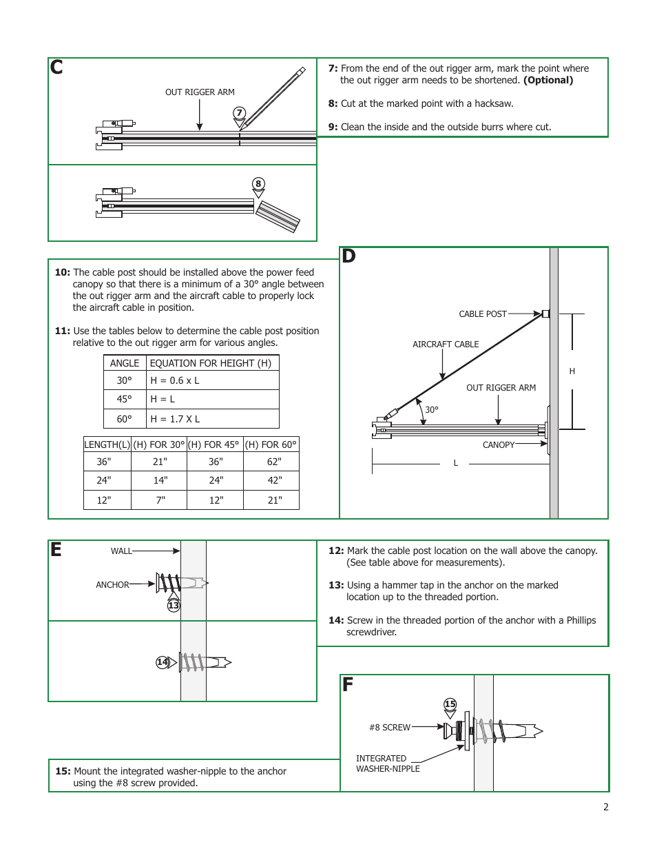 Edge Lighting 2 Circuit Out-Riggers User Manual | Page 2 / 4