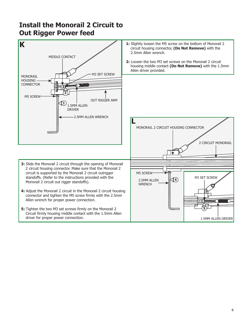 Edge Lighting 2 Circuit Out-Riggers User Manual | Page 4 / 4