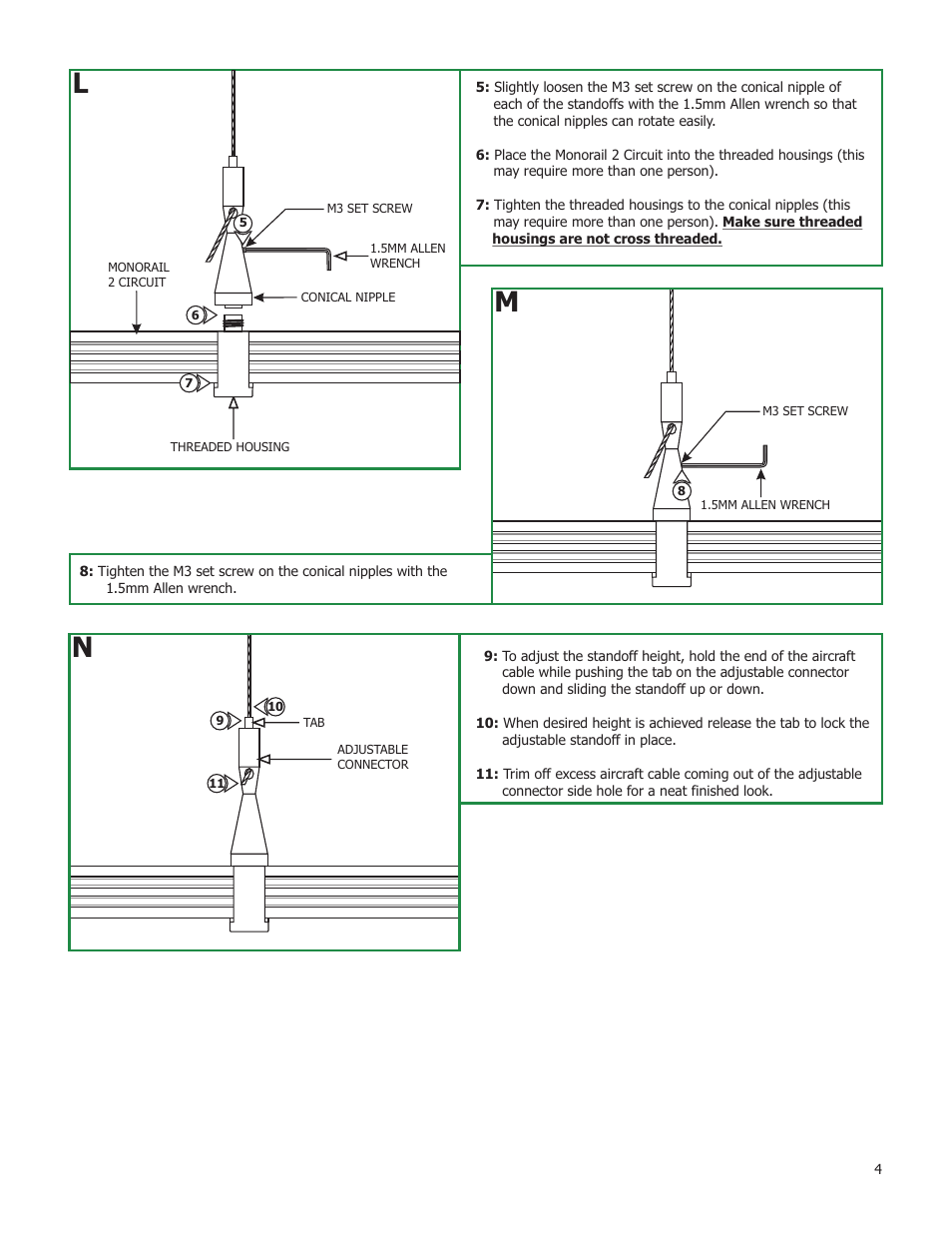 Edge Lighting 2 Circuit Standoffs - Sloped Ceiling User Manual | Page 4 / 4