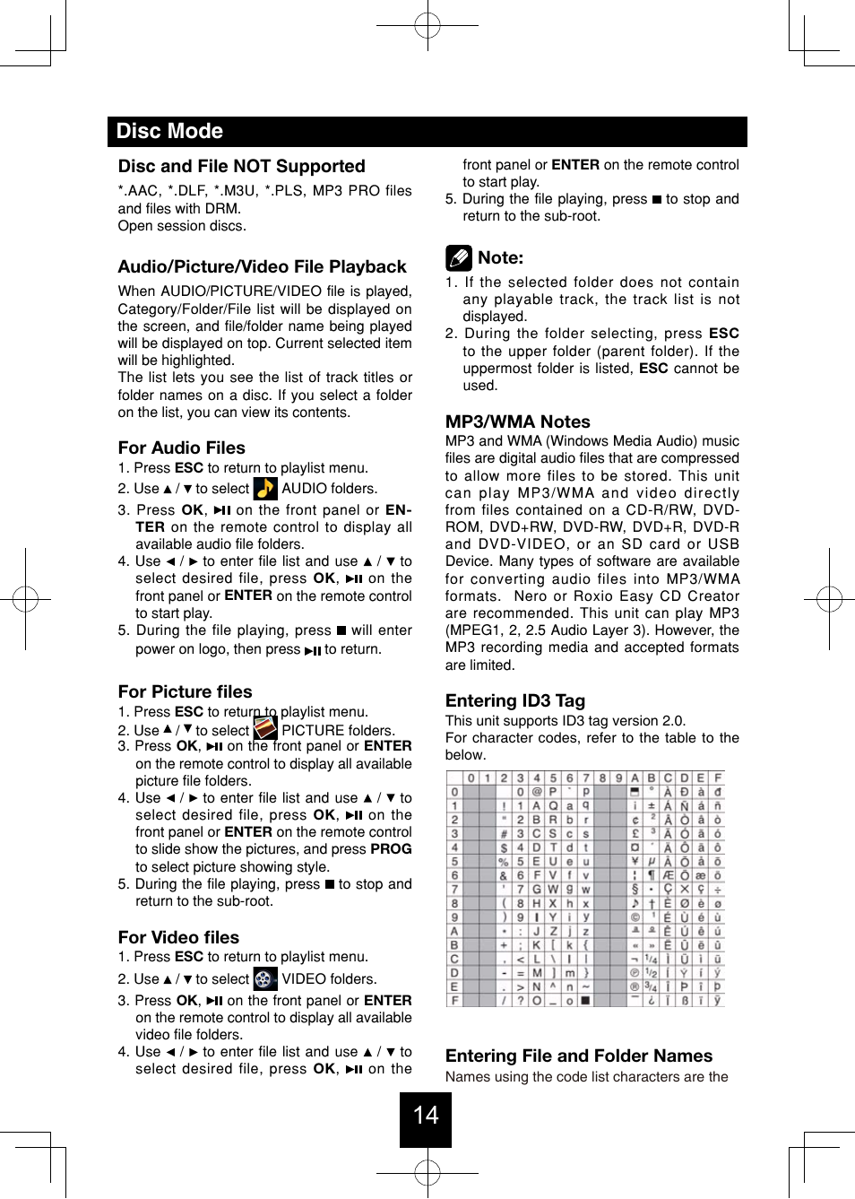 Disc mode | Bravo View IND-5000BT User Manual | Page 15 / 30