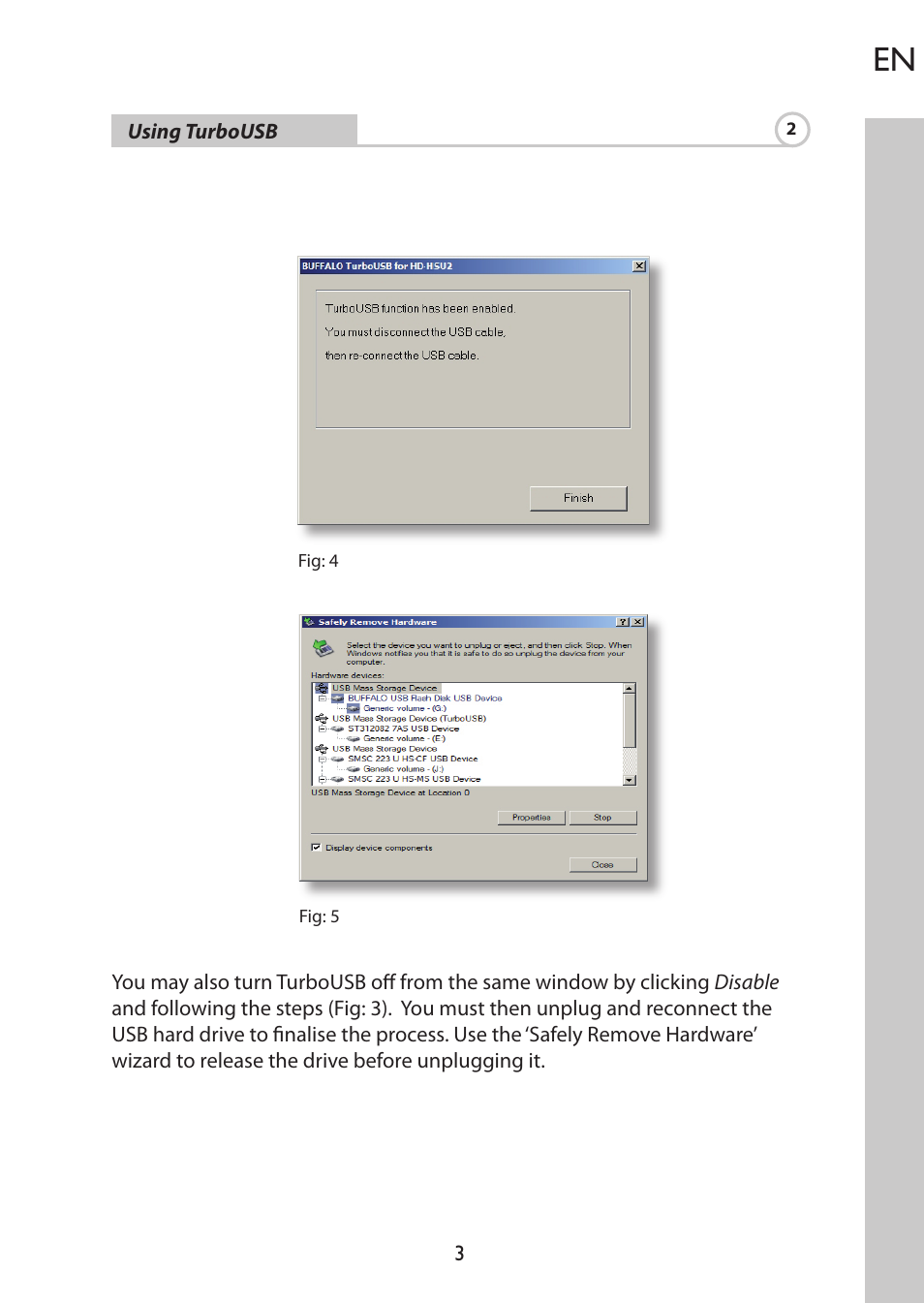 Buffalo Technology DriveStation HD-HSIU2 User Manual | Page 5 / 8