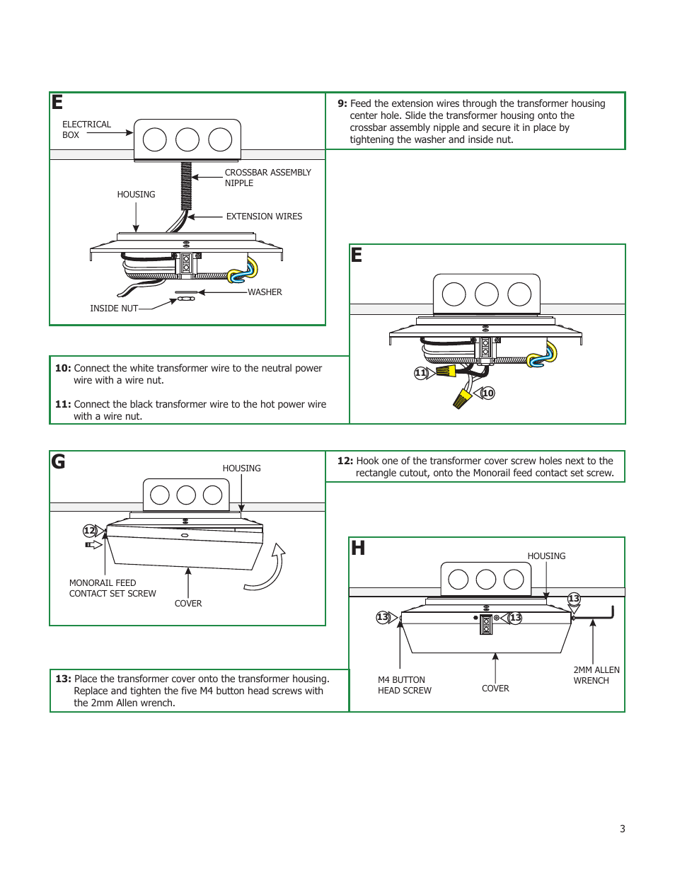 Edge Lighting 150W/12V Surface Mount Magnetic Transformer User Manual | Page 3 / 4