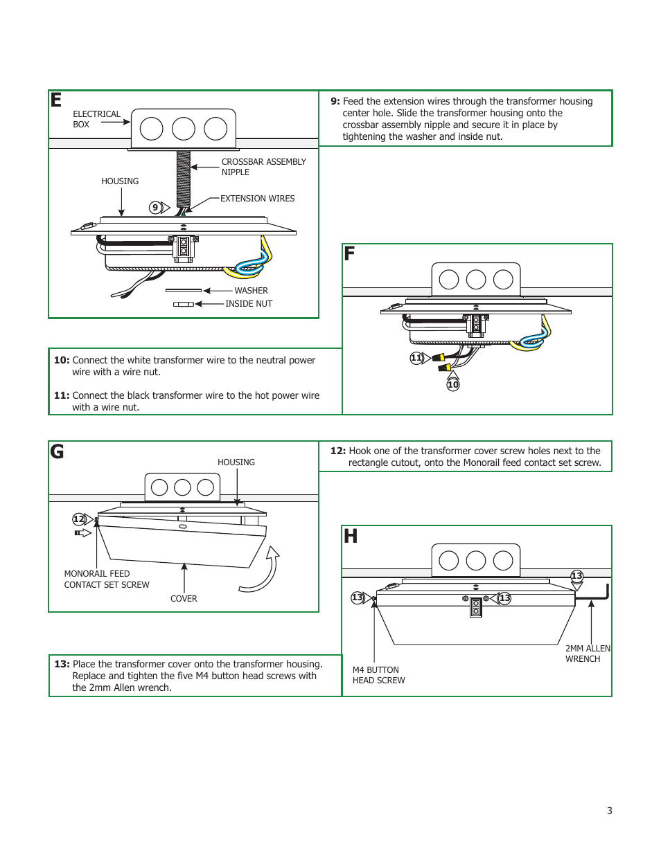 Edge Lighting 600W/24V Surface Mount Magnetic Transformer User Manual | Page 3 / 4