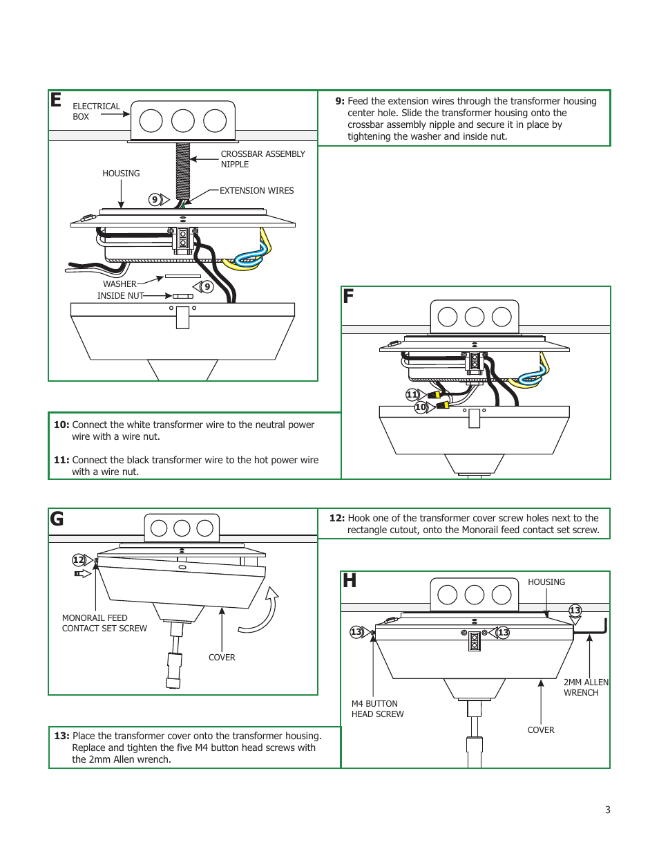 Edge Lighting 600W/24V Surface Mount Magnetic Transformer User Manual | Page 3 / 5