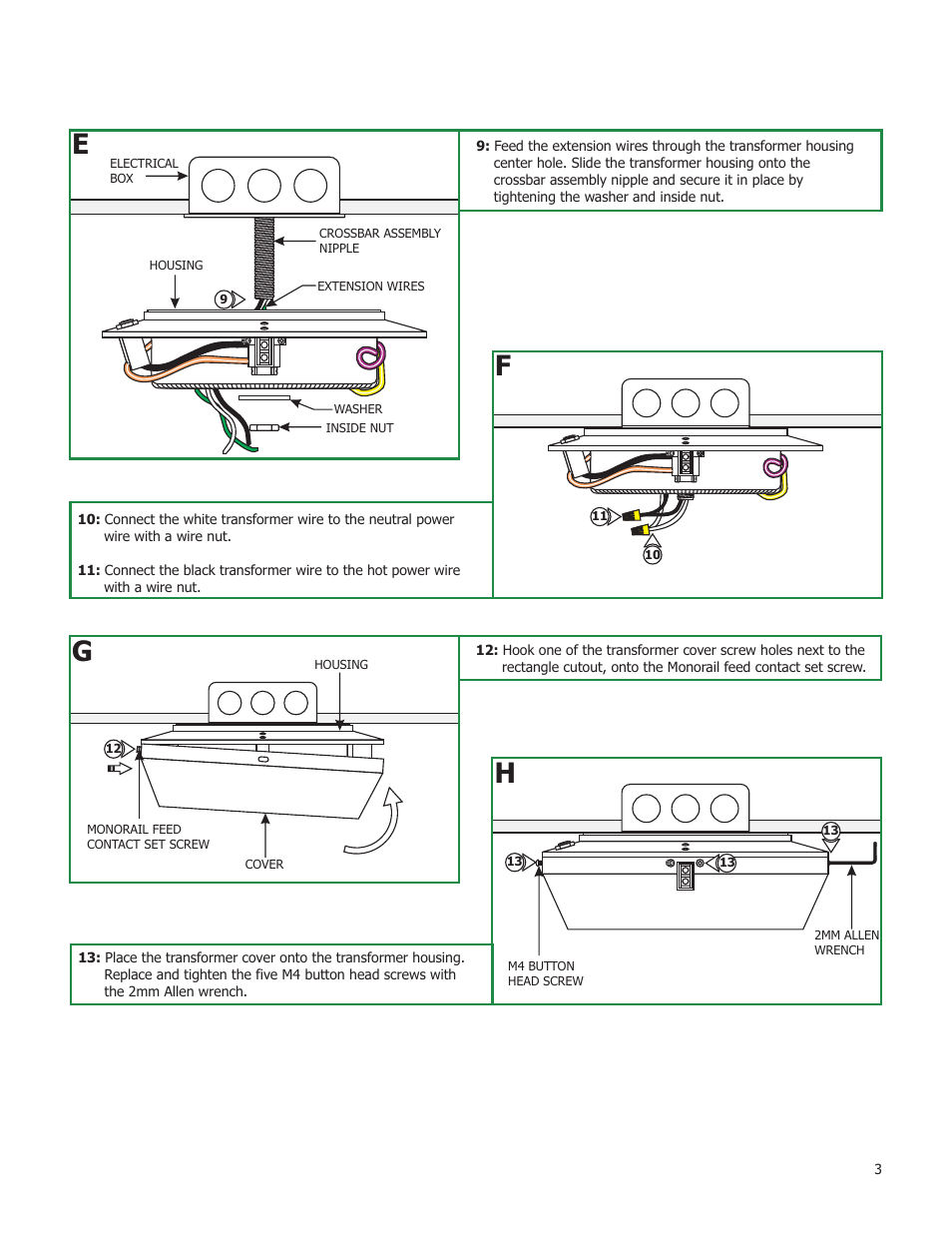 Edge Lighting 600W/12V Dual Feed Surface Mount Magnetic Transformer User Manual | Page 3 / 4