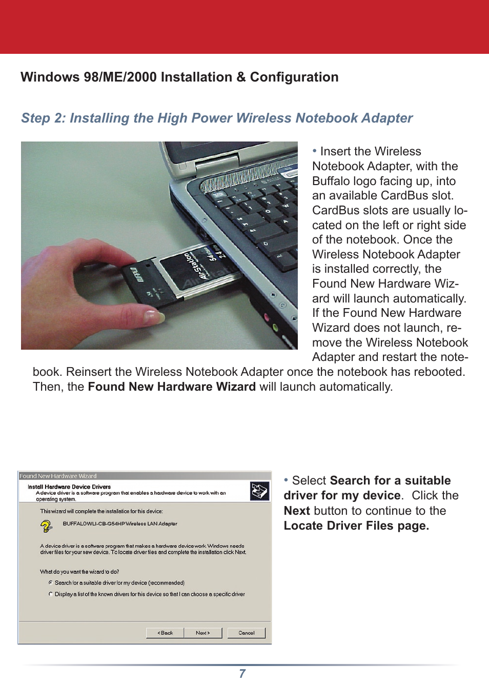 Buffalo Technology Buffalo AirStation WLI-CB-G54HP User Manual | Page 7 / 12