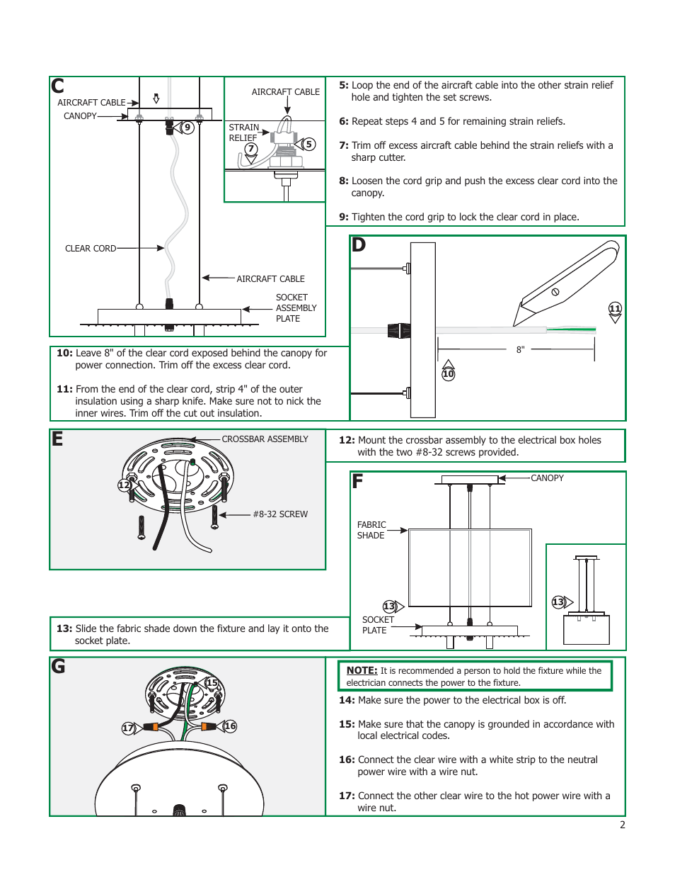 Edge Lighting Crystal Shadow User Manual | Page 2 / 4