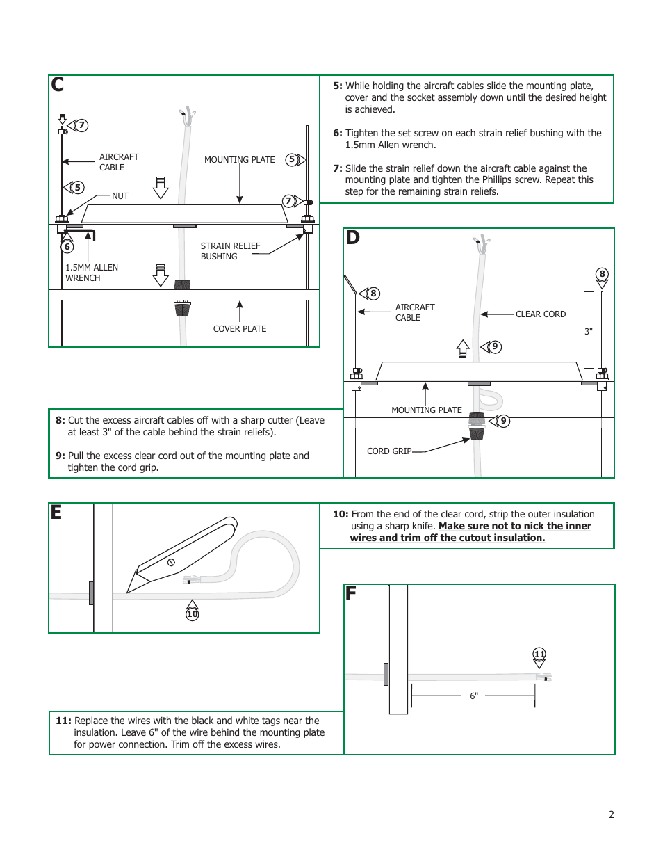 Edge Lighting Vega Round User Manual | Page 2 / 4