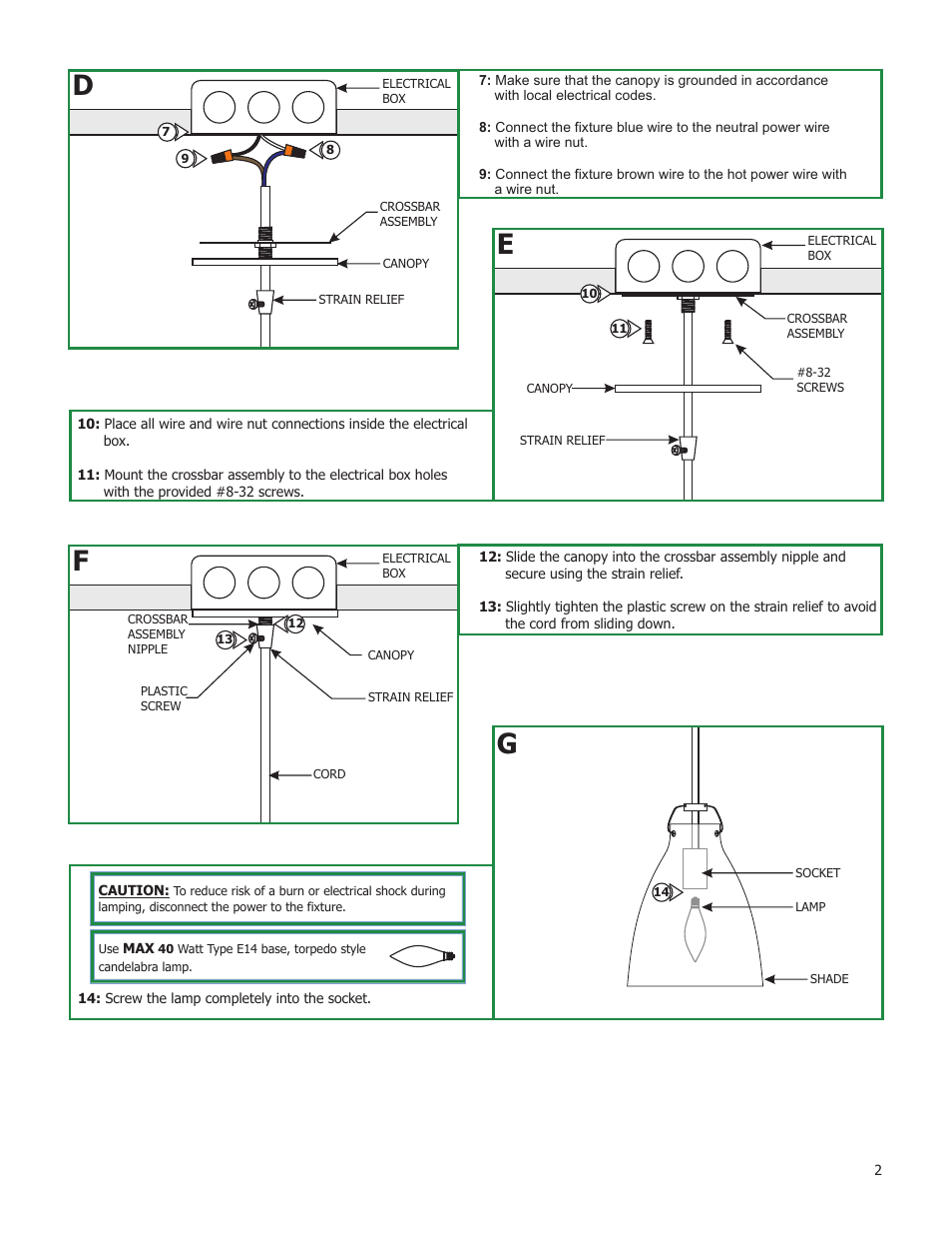 Edge Lighting Vessel 6 User Manual | Page 2 / 2