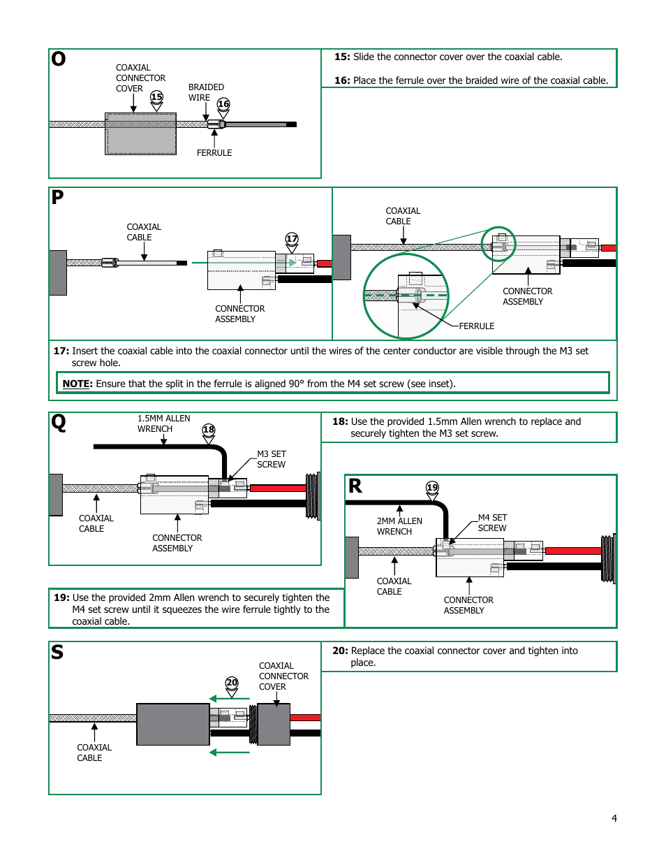 Qr s o | Edge Lighting Cirrus Channel Suspension, Tubular 1" Lens User Manual | Page 4 / 5