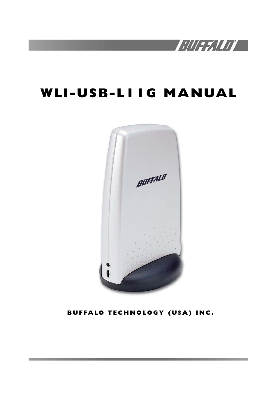 Buffalo Technology WLI-USB-L11G User Manual | 32 pages